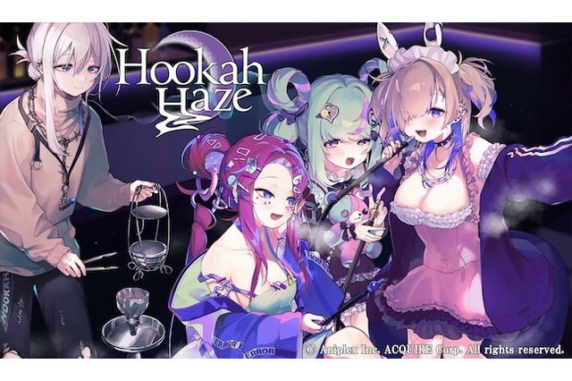 秋葉原のシーシャ屋で3人の女性と紡ぐヒューマンドラマADV『Hookah Haze』ティザーPVやメインキャラクターなど…情報初解禁！ 画像