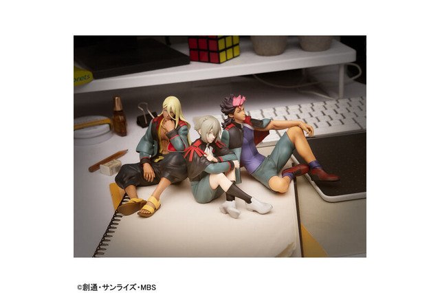 「水星の魔女」より「グエル」ら御三家の御曹司がてのひらサイズに!座ってくつろぐ様子でそれぞれの個性的な魅力を表現 画像
