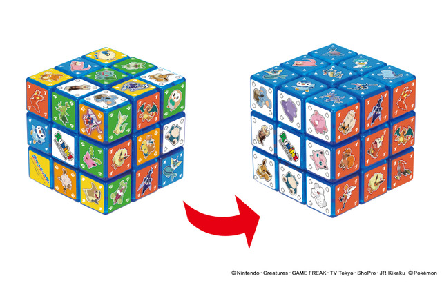 「ポケモン」よりルービックキューブが発売！6面を揃える通常の遊び方のほか、パルデア地方のポケモンのみを揃える遊び方も 画像