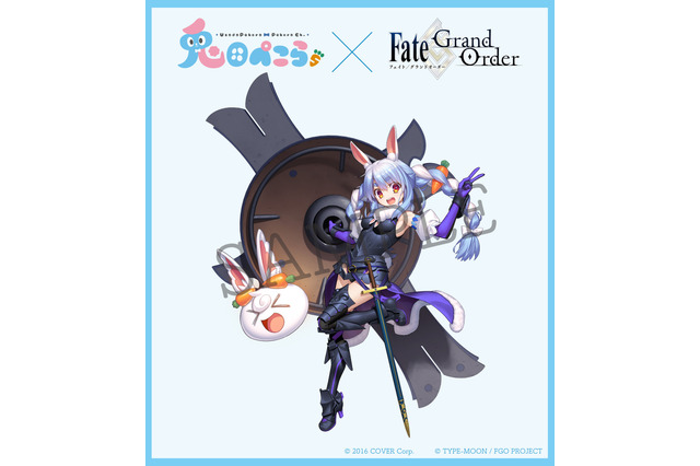 兎田ぺこらさんが「マシュの鎧」を着用！武内崇氏による『FGO』コラボフィギュアの“描き下ろしイラスト”初公開 画像