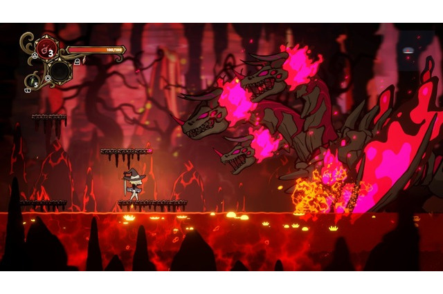 『パルワールド』開発元新作は2Dローグライト×メトロイドヴァニア！『Never Grave: The Witch and The Curse』体験版が配信開始 画像