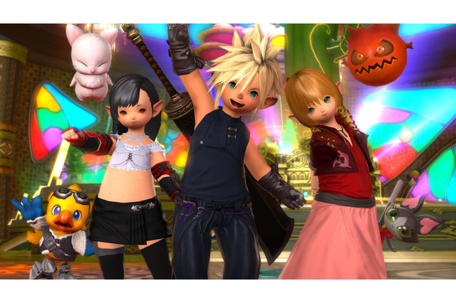 ティファやエアリスが“ララフェル”に…？『FF7 リバース』の発売を記念して『FF14』公式アカウントがお祝い画像を投稿 画像