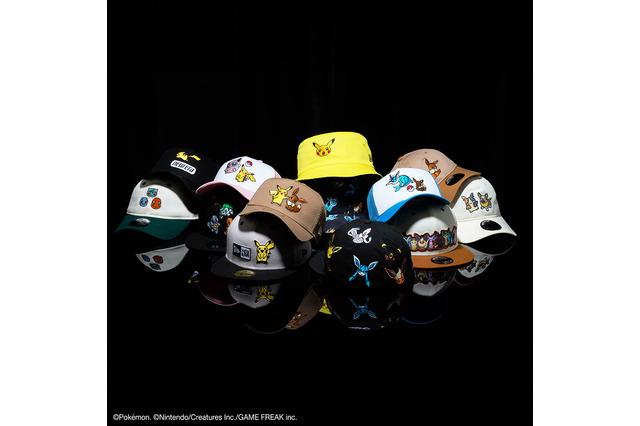 「ニューエラ×ポケモン」コラボコレクション発表！ワンポイントに施されたピカチュウやイーブイたちが可愛すぎる 画像