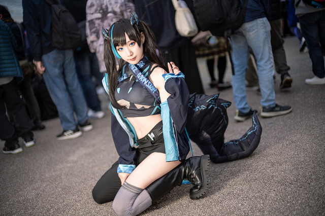 【コスプレ】台湾VTuber・HaiZはモンスターガール！？“7等身”美女レイヤーが華麗にガオー【写真8枚】 画像