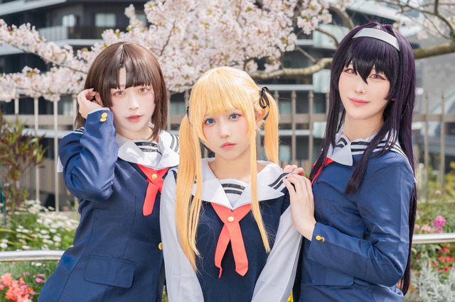 【コスプレ】「冴えカノ」恵・英梨々・詩羽が尊い...地元福岡が誇る美女レイヤー併せの麗しさに感激!【写真21枚】 画像