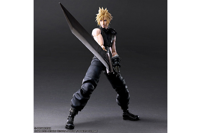 迫力ある“バトル顔”!『FFVII リバース』より「クラウド・ストライフ」がアクションフィギュアにーバスターソードなども付属で原作再現 画像