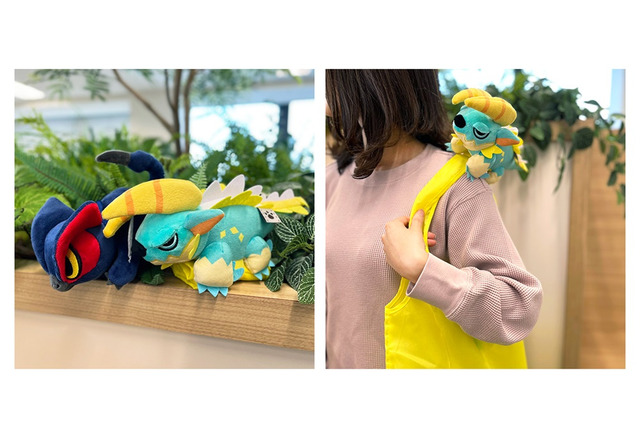 肩にジンオウガやナルガクルガを装備!『モンハンライズ』重ね着武器シリーズが大容量なエコバッグに 画像