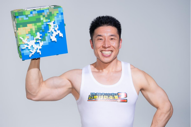 なかやまきんに君「どんな侵略者が来ても、仲良くなる自信はある！」―“筋肉ルーレット”への情熱も凄まじかった『デジボク地球防衛軍2』CM撮影レポート 画像