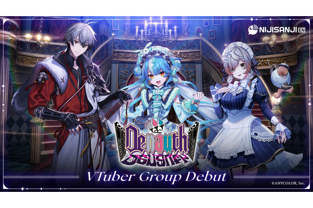 「にじさんじEN」より新VTuberデビュー!幽霊屋敷に住むお嬢様やメイド、浪人たち3名が本日21日から活動開始 画像