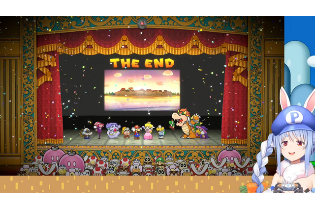 ホロライブ・兎田ぺこら、タフな精神力を見せつける…懐かしの『ペーパーマリオRPG』を駆け抜け、合間に日本ダービーに50万円を注ぎ込んだ2日間 画像