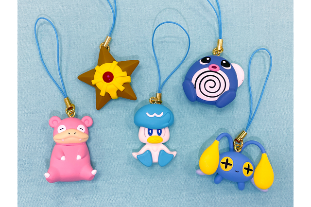 水ポケモンが“ぺたんこ”に！クワッスやヤドンの半立体ぷっくらフォルムなマスコットがカプセルトイに登場 画像