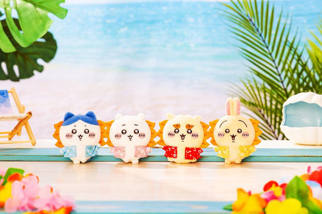 「ちいかわ」シーサーの沖縄グッズが通販で買える！アロハシャツを着たマスコットやバッジなどが「ちいかわマーケット」に7月12日より登場 画像