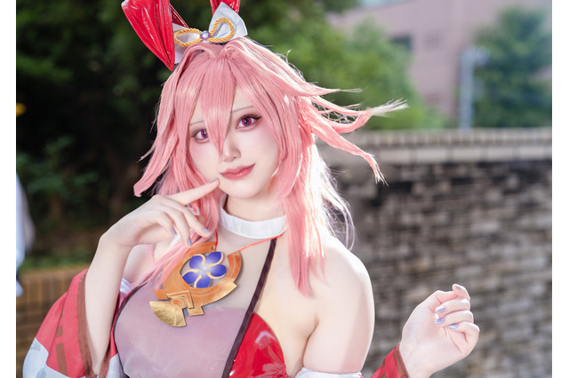 【コスプレ】『原神』八重神子様のバニー姿が想像以上の可愛さ！同人ならではの自由な発想に拍手喝采を送りたい、注目レイヤー・ねこあし。 画像