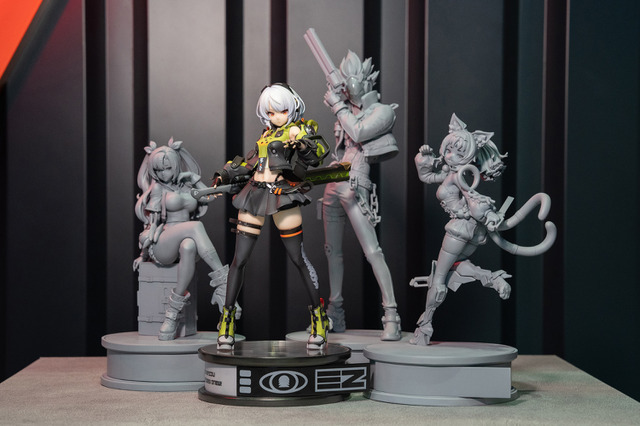 『ゼンレスゾーンゼロ』より「邪兎屋」の4人が早くもフィギュア化!「アンビー」は彩色原型もお披露目 画像