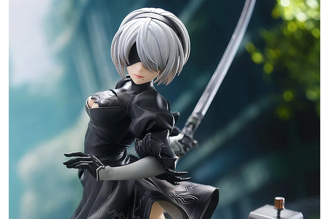 ひらめくスカートの躍動感!アニメ『ニーア オートマタ』より「2B」フィギュアが予約開始―白の契約を構える姿もクール 画像