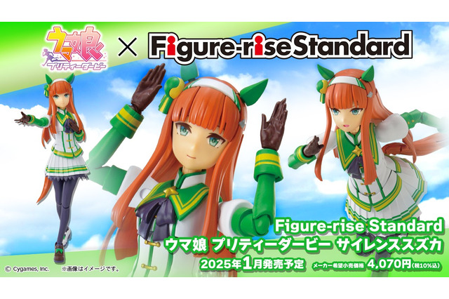 躍動感あふれる走りを再現できる!『ウマ娘』よりサイレンススズカのプラモデルが登場 画像