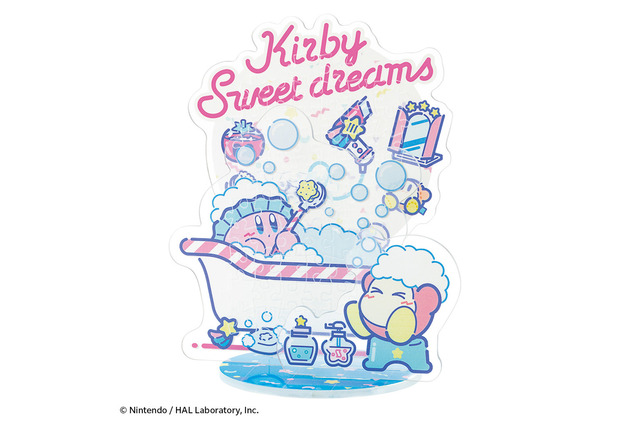 『星のカービィ』アクスタ×パズル！カービィとワドルディが楽しそうに過ごす様子のジグソーパズルを組み立て、アクスタ風にディスプレイ 画像