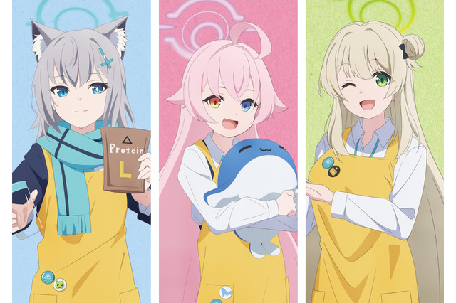 シロコ、ホシノたち5人が「ショップ店員」に描き下ろし！アニメ『ブルアカ』POP UP STOREがロフトで開催決定 画像