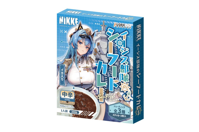 水着イラストも手に入る！『勝利の女神：NIKKE』のカレーが販売中―「ヘルム」「アニス」などニケたちのステッカーがランダムで封入 画像