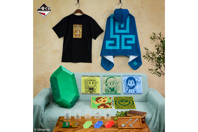 『ゼルダの伝説 知恵のかりもの』の一番くじ発売決定＆全ラインナップ公開！似てないと話題の「ゼルダ姫の手配書Tシャツ」など盛りだくさん 画像