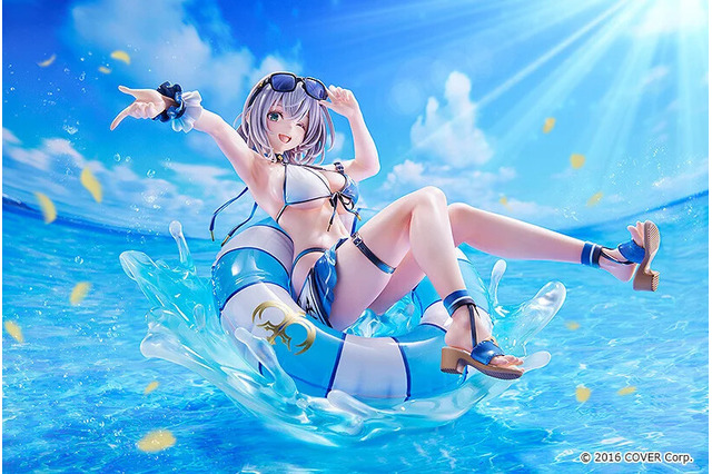なんとご立派な大胸筋…！ホロライブ「白銀ノエル」の水着フィギュアが再販―日光で火照った身体までこだわりの仕上がり 画像