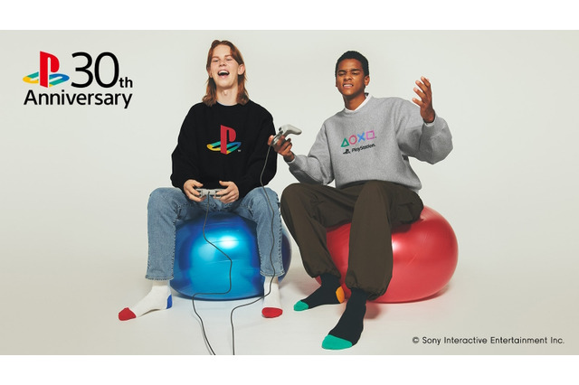 「PlayStation」30周年コラボコレクションが、GUから発売！90年代をテーマに、象徴的なロゴやモチーフをデザイン 画像