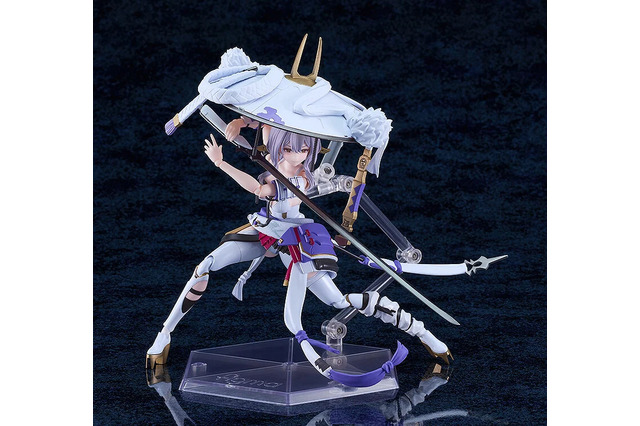 唯一無二の武器「花無十日紅」も忠実に再現!『勝利の女神:NIKKE』より流浪剣士「紅蓮」がfigmaに登場―徳利やおちょこで月見酒なシーンも演出 画像