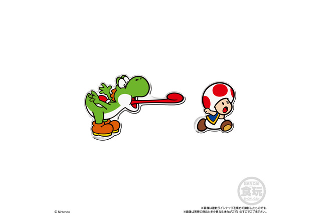 マリオやヨッシー、クッパたちを“ゲームステージ風”に貼り付けられる!主要キャラからアイテムまで勢揃いした「キャラマグネッツ」が再販 画像