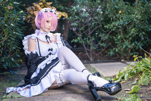 【コスプレ】リゼロ「ラム」の鬼がかった可愛さをご覧あれ!アニメでの登場頻度減少に嘆く姉様ファンに届けたい人気レイヤー・東雲うれは 画像