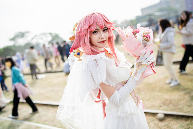 【コスプレ】台湾美女による『原神』八重神子の花嫁姿が、幻想的な美しさ!【写真8枚】 画像
