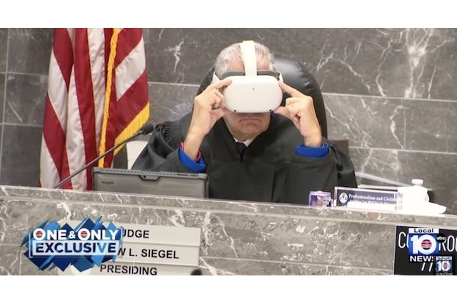 裁判官が被告の立場をVRで体験。米フロリダ州の正当防衛審理にて仮想現実体験が証拠として提出 画像