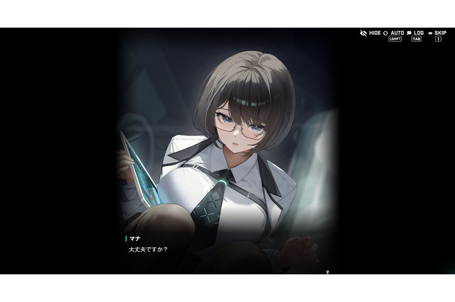 眼鏡に隠れた瞳、白衣で隠れぬお尻……！『勝利の女神：NIKKE』の新ニケ「マナ」、研究員キャラとして満点すぎる 画像