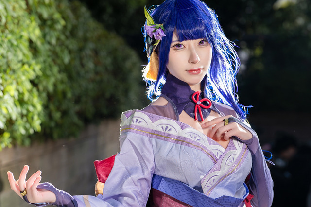 【コスプレ】整った美貌に和風衣装が似合う『原神』雷電将軍!静謐さを感じさせる挙措【写真10枚】 画像
