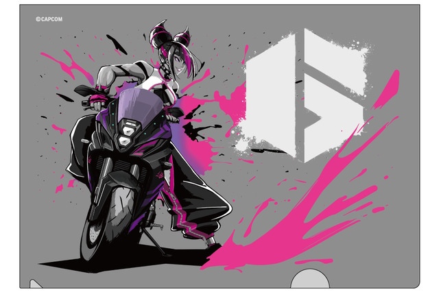 『スト6』スズキによる「ジュリ」コラボバイクがカッコイイ!紫色をベースに蜘蛛模様や風水エンジンを表現 画像