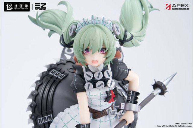気弱メイド少女と巨大ノコギリのギャップ!『ゼンゼロ』より「カリン」がフィギュア化―あみあみで予約受付中 画像