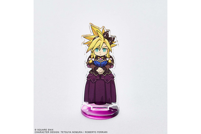 ドレス姿のクラウドが超キュート!『FF7 リバース』より、デフォルメキャラのアクスタに全8種が仲間入り 画像
