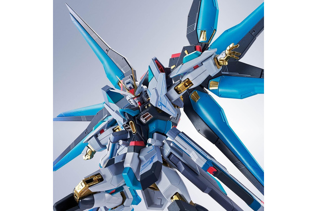 初音ミク仕様の「ストライクフリーダムガンダム弐式」が爽やか!“長ネギビームサーベル”も付属してMETAL ROBOT魂に出撃 画像