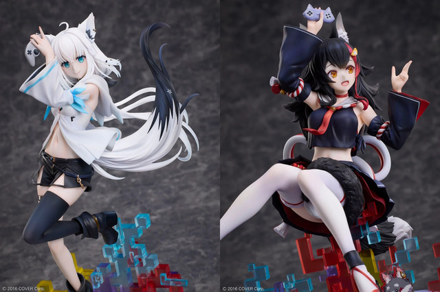 ホロライブ・白上フブキ、大神ミオが「ゲーマーズエディション」で立体化!予約締切迫る 画像