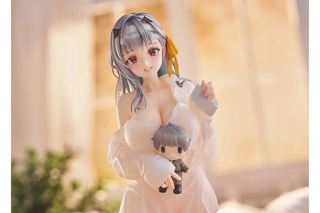 『勝利の女神：NIKKE』彼シャツ姿の「モダニア」が目のやり場に困る！無防備な人気衣装「ファースト・アフェクション」でフィギュア化 画像