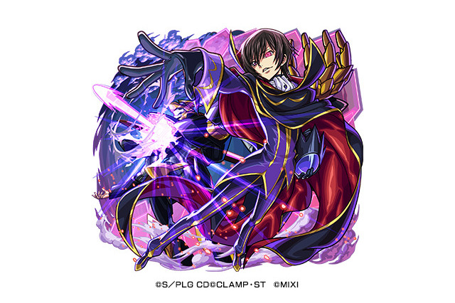 「コードギアス」“生きろ!”スザクはギアス発動状態!! ルルーシュ率いる黒の騎士団も集結♪ 「モンスト」初コラボ開催 画像