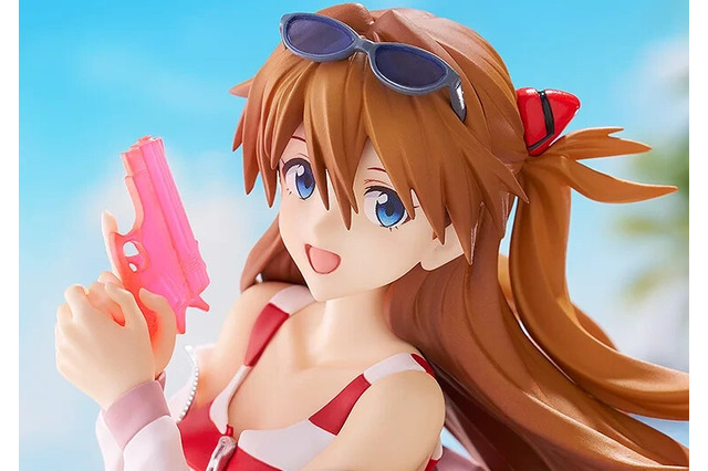 ホットパンツから覗く健康的な太もも!エヴァンゲリオンより「水着アスカ」フィギュアが予約開始 画像