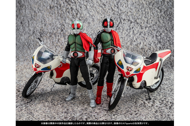 はじまりの二人「仮面ライダー新1号」「新2号」が“栄光の昭和ライダーエディション”として立体化！名シーンが蘇る「新サイクロン号」も登場 画像