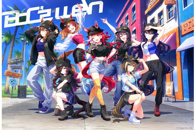 『ウマ娘』あの伝説的ユニットが「BoC’z we\n」として新始動!“7人のウマ娘”がスタイリッシュな衣装でボウシの魅力を発信【エイプリルフール】 画像