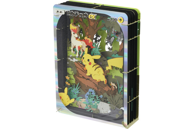 『ポケポケ』のカードが立体的に!ピカチュウ、ミュウツーなどのペーパーシアターが4月3日発売―「イラストの世界に飛び込む体験」を最大限に表現 画像