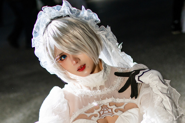 【コスプレ】透明感あふれる『ニーア オートマタ』2Bの花嫁姿！台湾美女レイヤーに目を奪われる【写真8枚】 画像