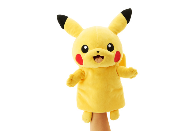 「ポケモンパペット劇場」略して「パぺモン」グッズが発売！ピカチュウたちのパペットぬいぐるみ、ゆびにんぎょうがラインナップ 画像
