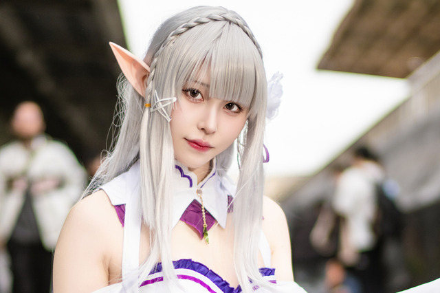 【コスプレ】「リゼロ」透明感溢れる、清楚なハーフエルフ美少女はお好きですか?【写真9枚】 画像