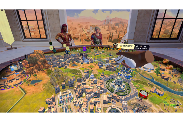 『シドマイヤーズ シヴィライゼーション VII』VR版登場!VRの世界で各国の指導者たちと同卓して勝利を目指せ 画像