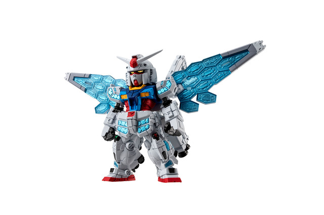 食玩“ガンダム コンバージ”より「万博ガンダム」が再販!グラスフェザー装備状態が独自の立体表現で決まる 画像