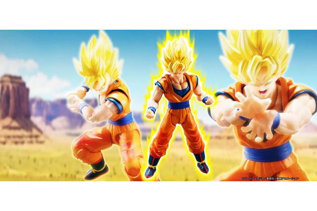 「ドラゴンボールZ」より、「スーパーサイヤ人孫悟空」がフィギュア化!特許出願中の最新構造で、かめはめ波がカッコよく決まる 画像